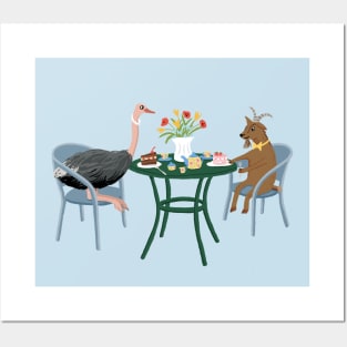 Animals' Tea Party Posters and Art